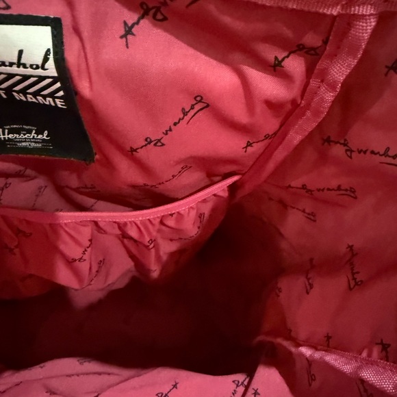Herschel x Andy Warhol limited edition multicolored flower print backpack - Picture 7 of 7